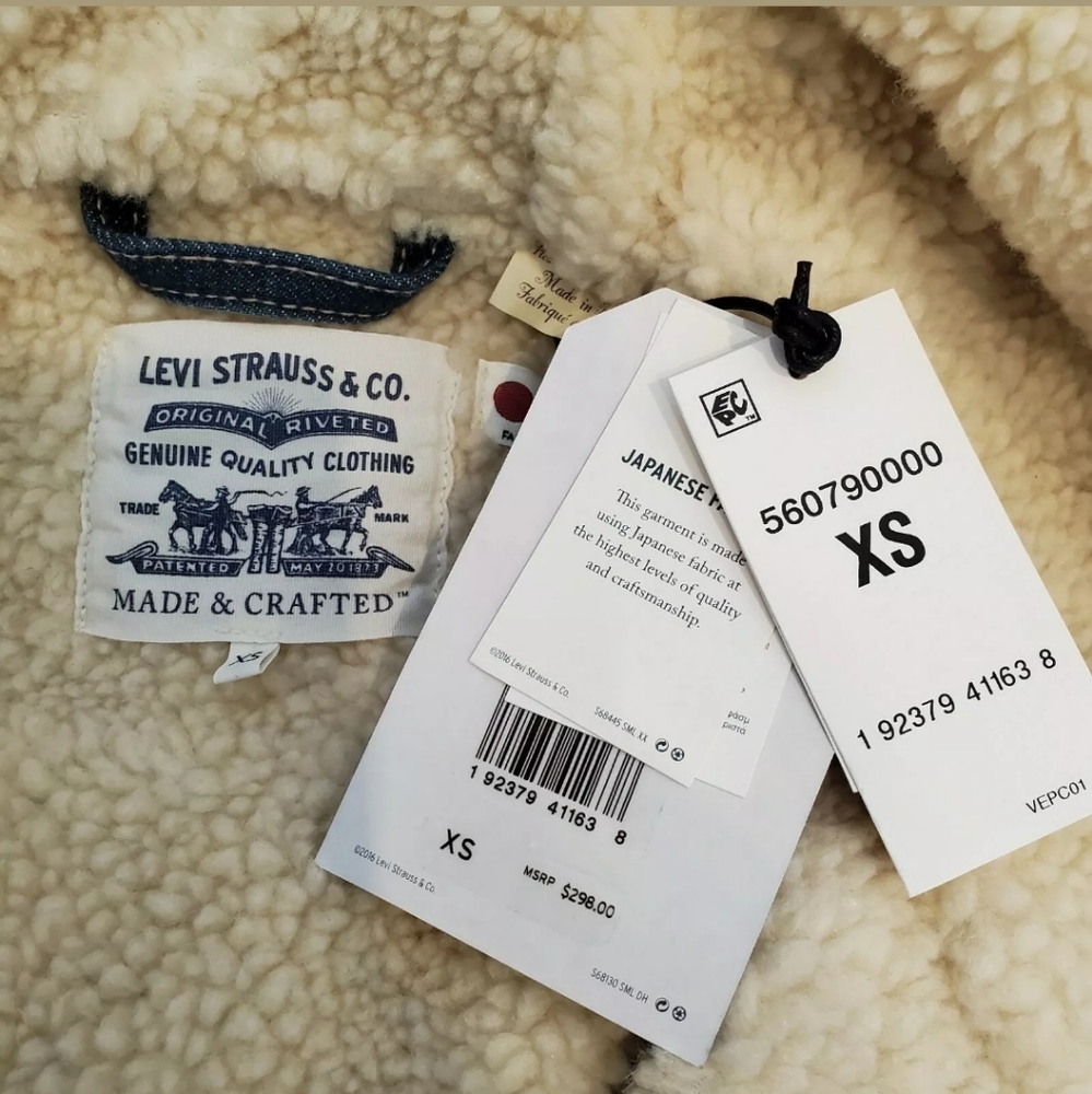Rare Levi's Made & Crafted Sherpa Trucker Jacket - Picture 5 of 7